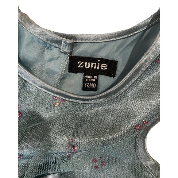 Baby Girl Dress with Sparkly Overlay - Picture 3 of 3